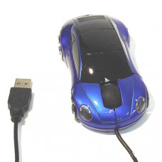 Мышь для ПК в виде автомобиля синяя